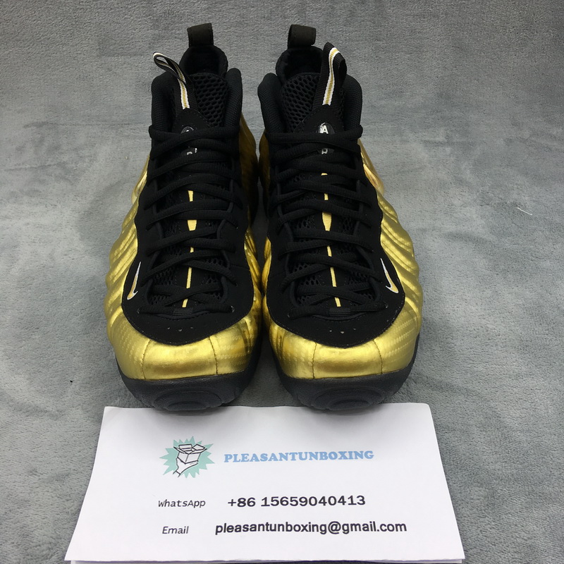 Authentic Nike Air Foamposite One PRO Metallic Gold